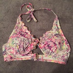 Victoria’s Secret High Tie Halter Bikini Top